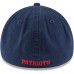 Men's New England PatriotsNew Era Navy NE Core Fit Throwback 49FORTY Fitted Hat 2594025